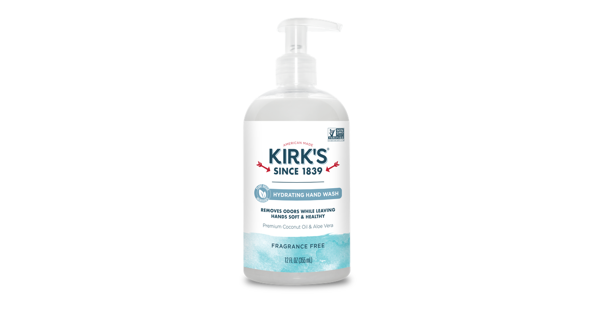 Kirk's Hand Soap, Hydrating & Odor Neutralizing, Fragrance Free
