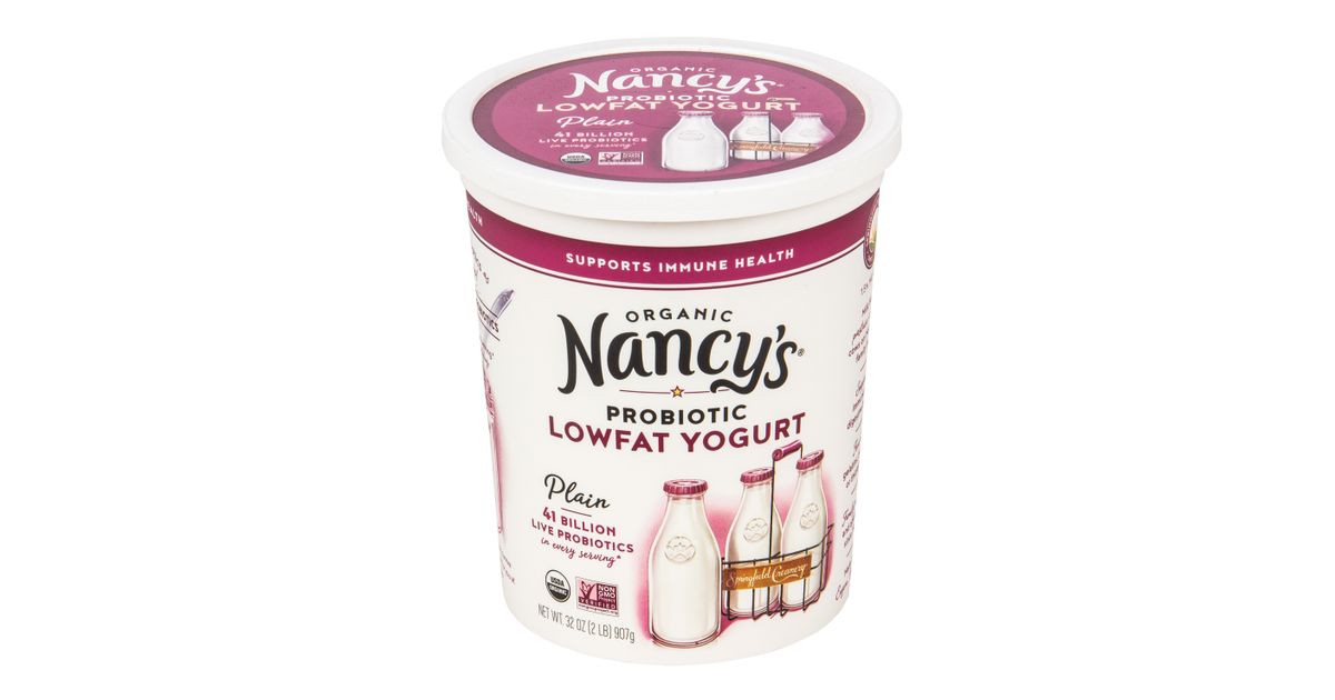 Nancy's Yogurt, Low Fat, Plain, Organic Azure Standard