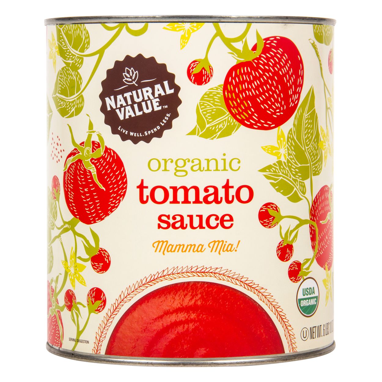 Natural Value Tomato Sauce, Organic - Azure Standard