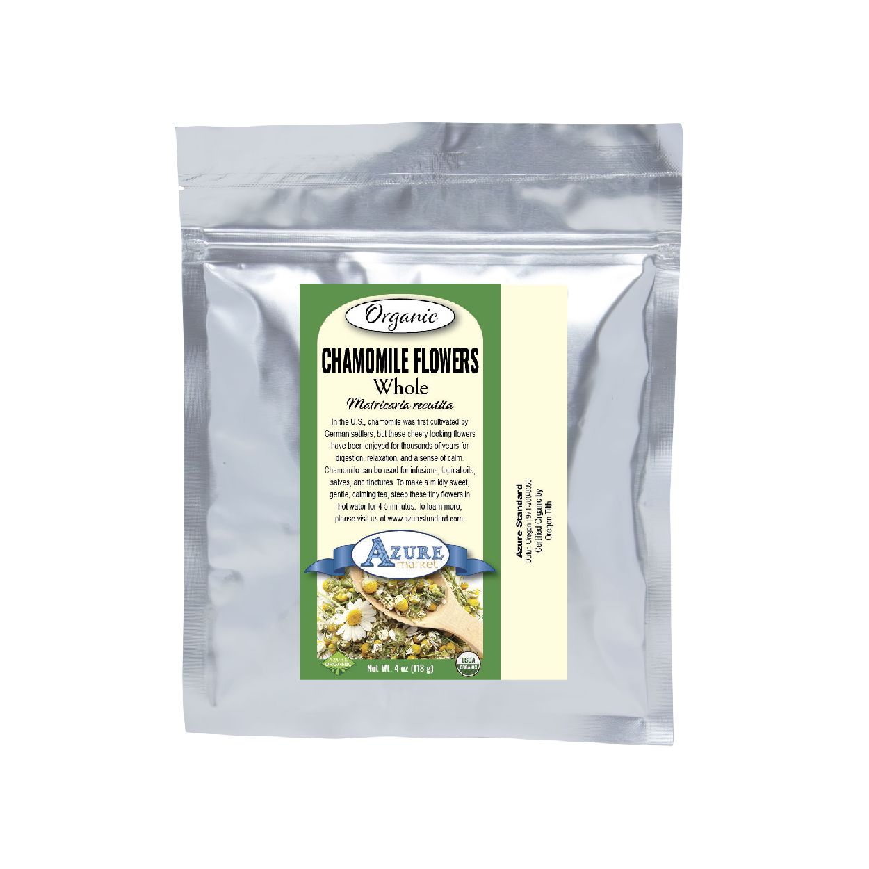 Chamomile Flowers, Whole, Organic