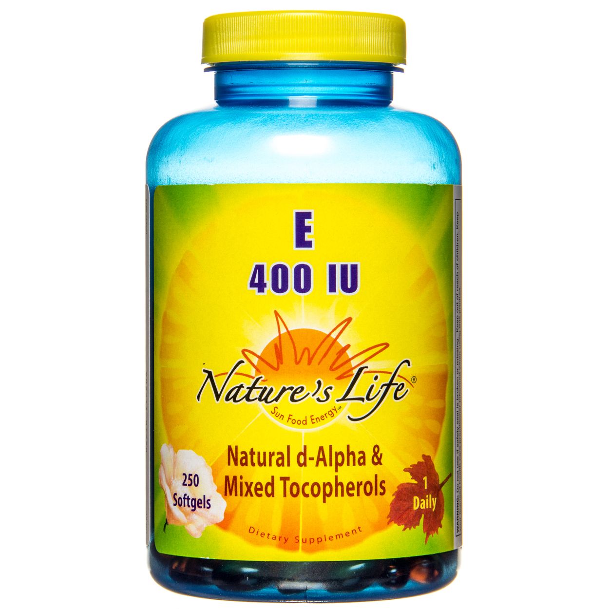 Vitamin E 400 Iu Mixed Tocopherols 250 Softgels