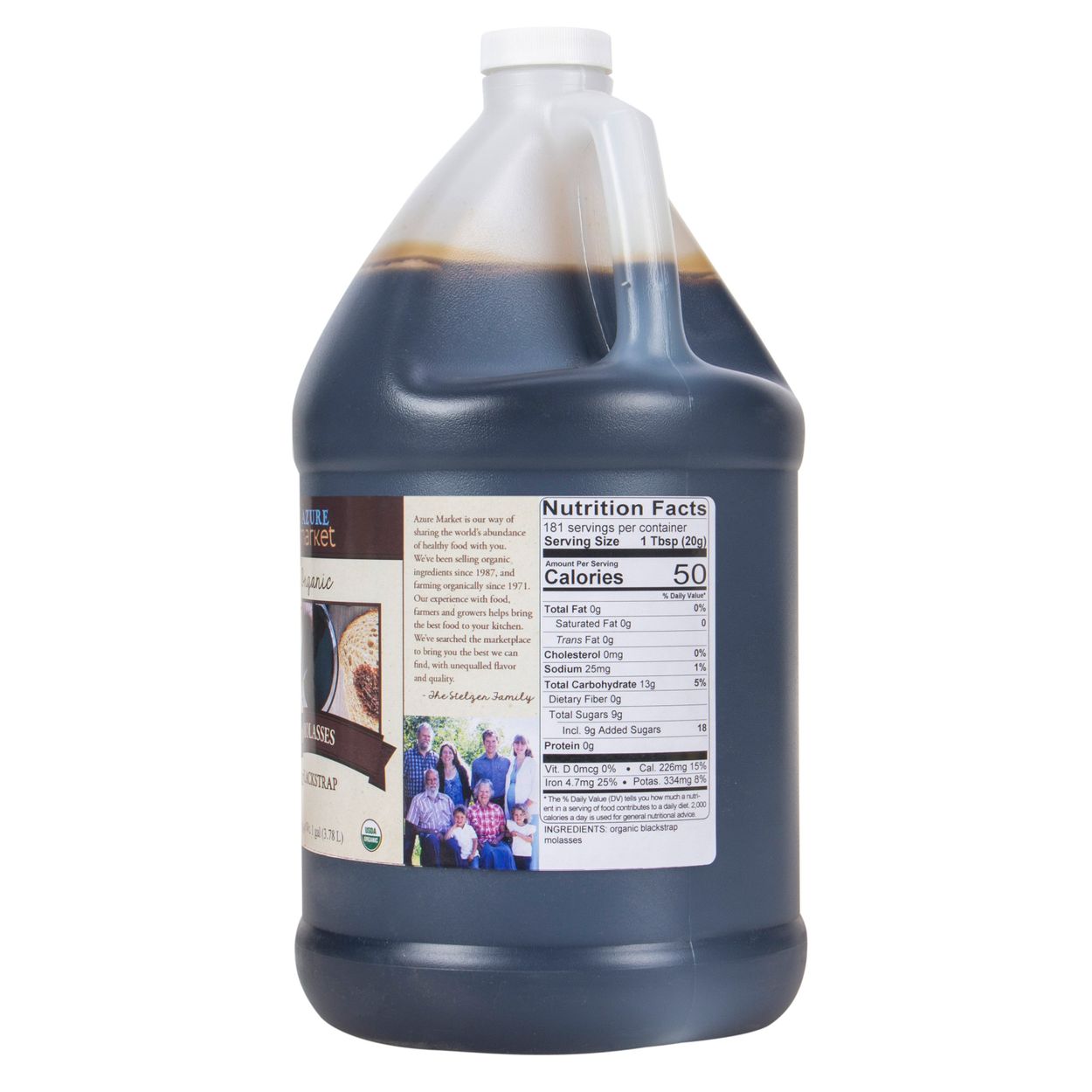 Azure Market Organics Molasses, Blackstrap, Organic - Azure ...