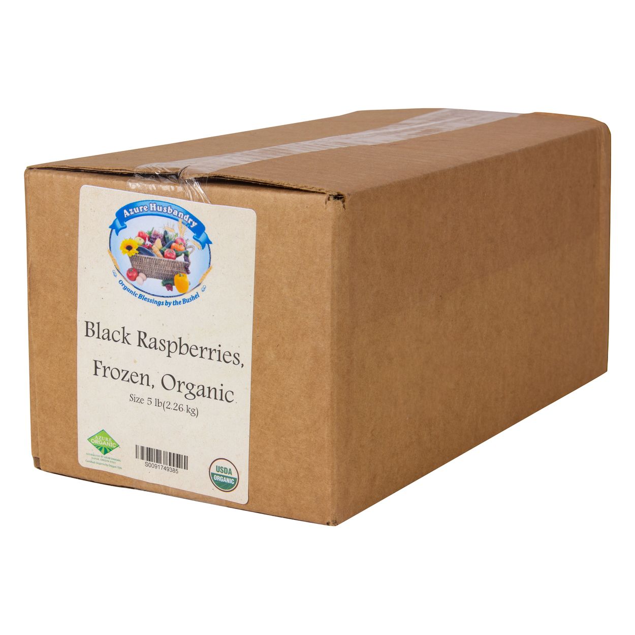 Azure Husbandry Black Raspberries, Frozen, Organic - Azure Standard
