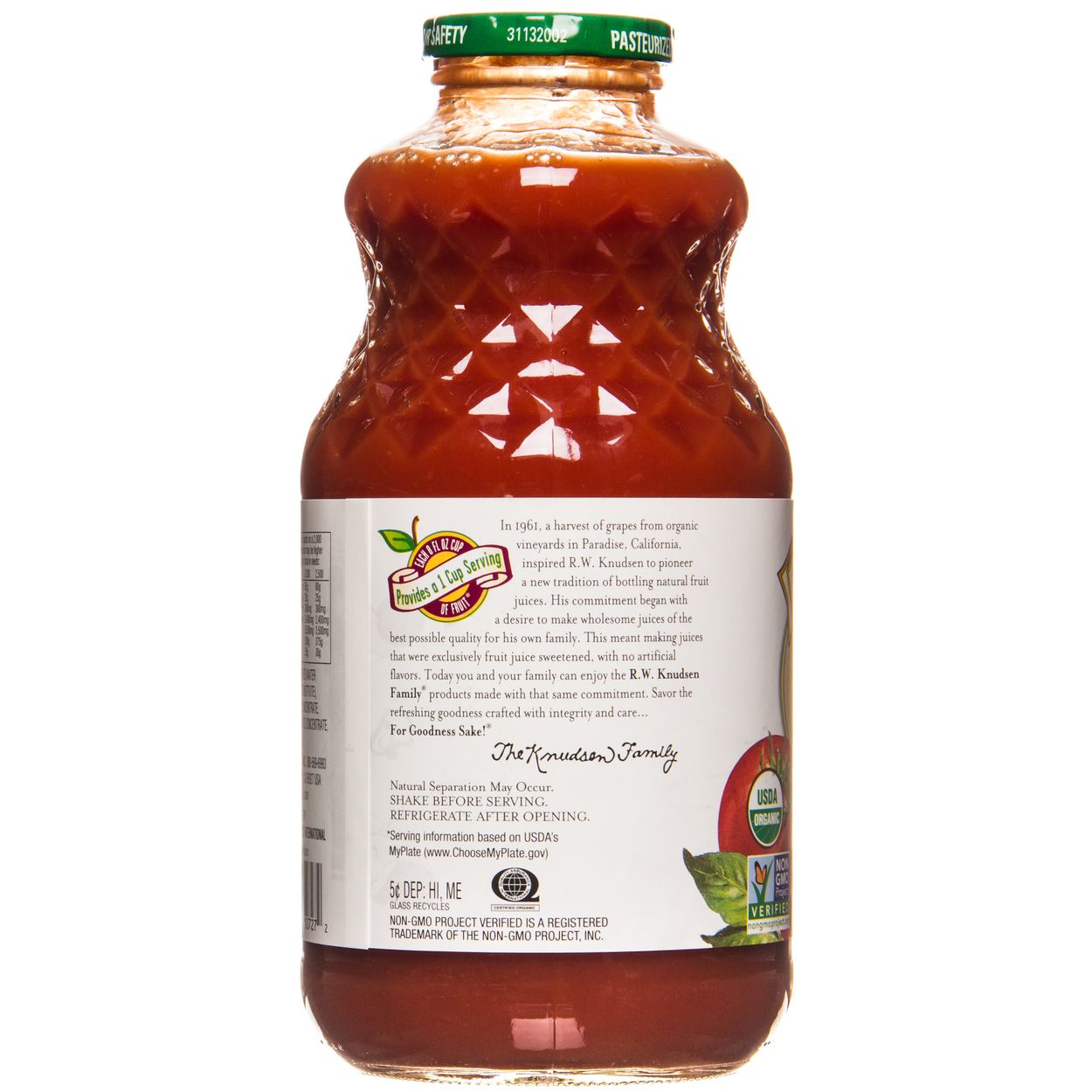 Knudsen Tomato Juice, Organic - Azure Standard