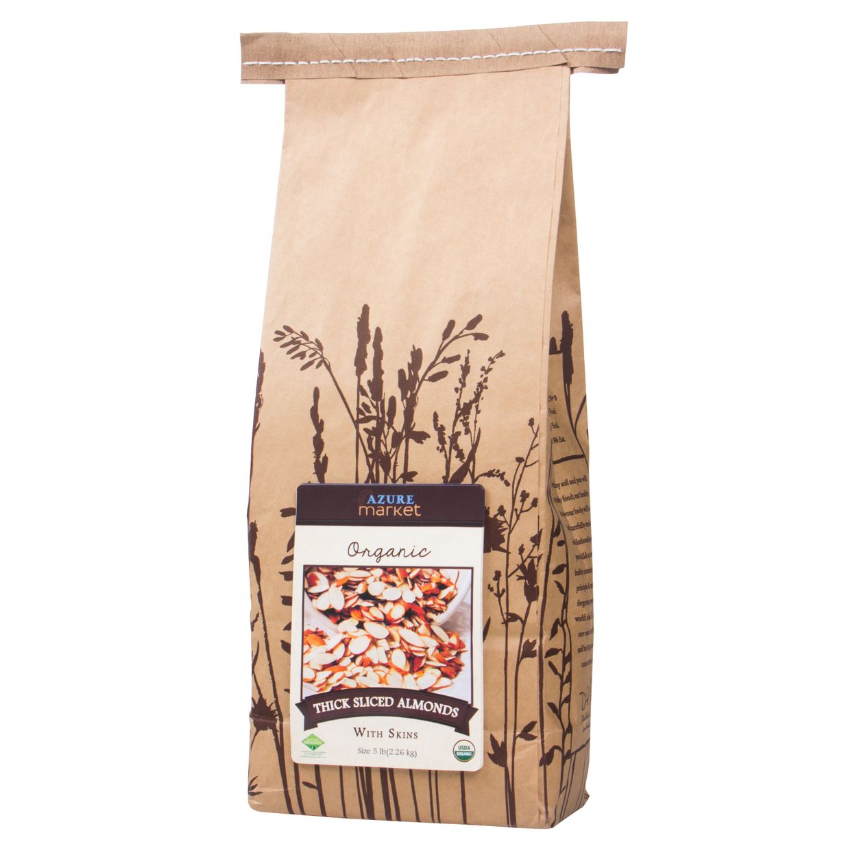 Azure Market Organics Almonds, Thick Sliced, Organic - Azure Standard