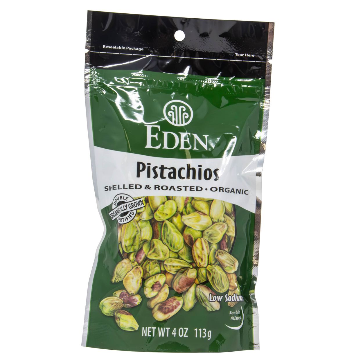 Eden Foods Pistachios, Shelled, Dry Roasted, Organic - Azure Standard