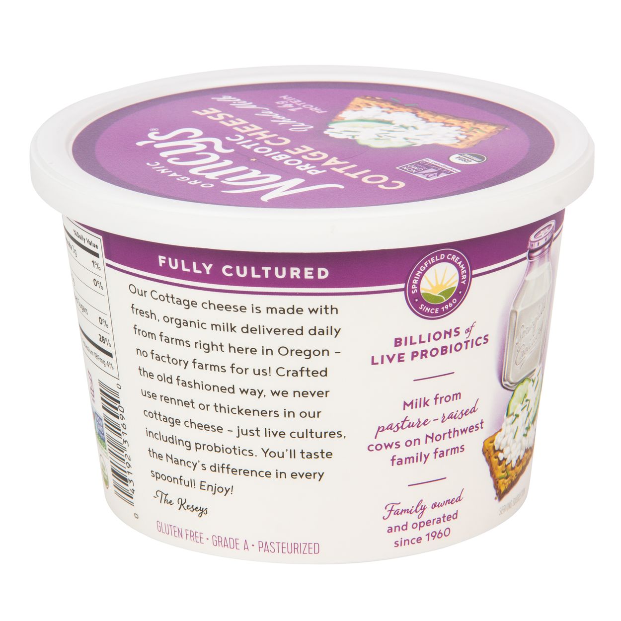 Nancy S Cottage Cheese Whole Milk Organic Azure Standard