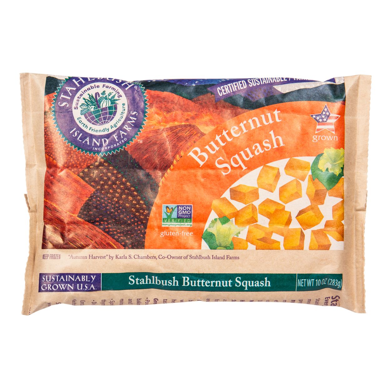 Stahlbush Island Butternut Squash, Diced, Frozen - Azure Standard