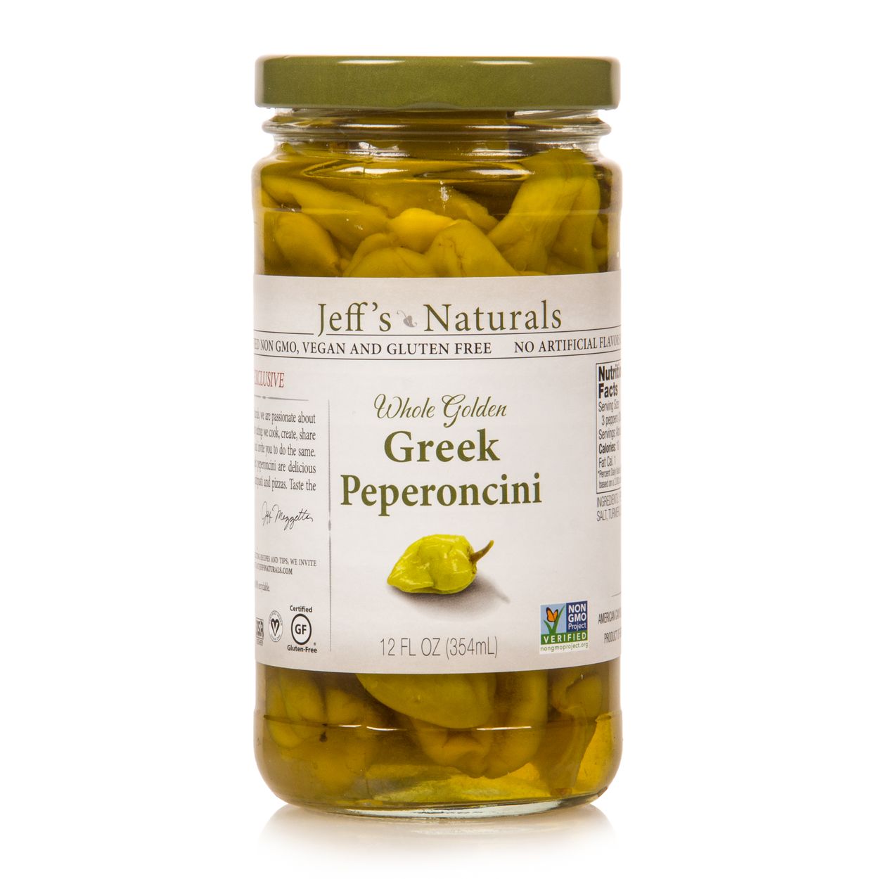 Jeff's Garden Golden Greek Peperoncini, Whole - Azure Standard