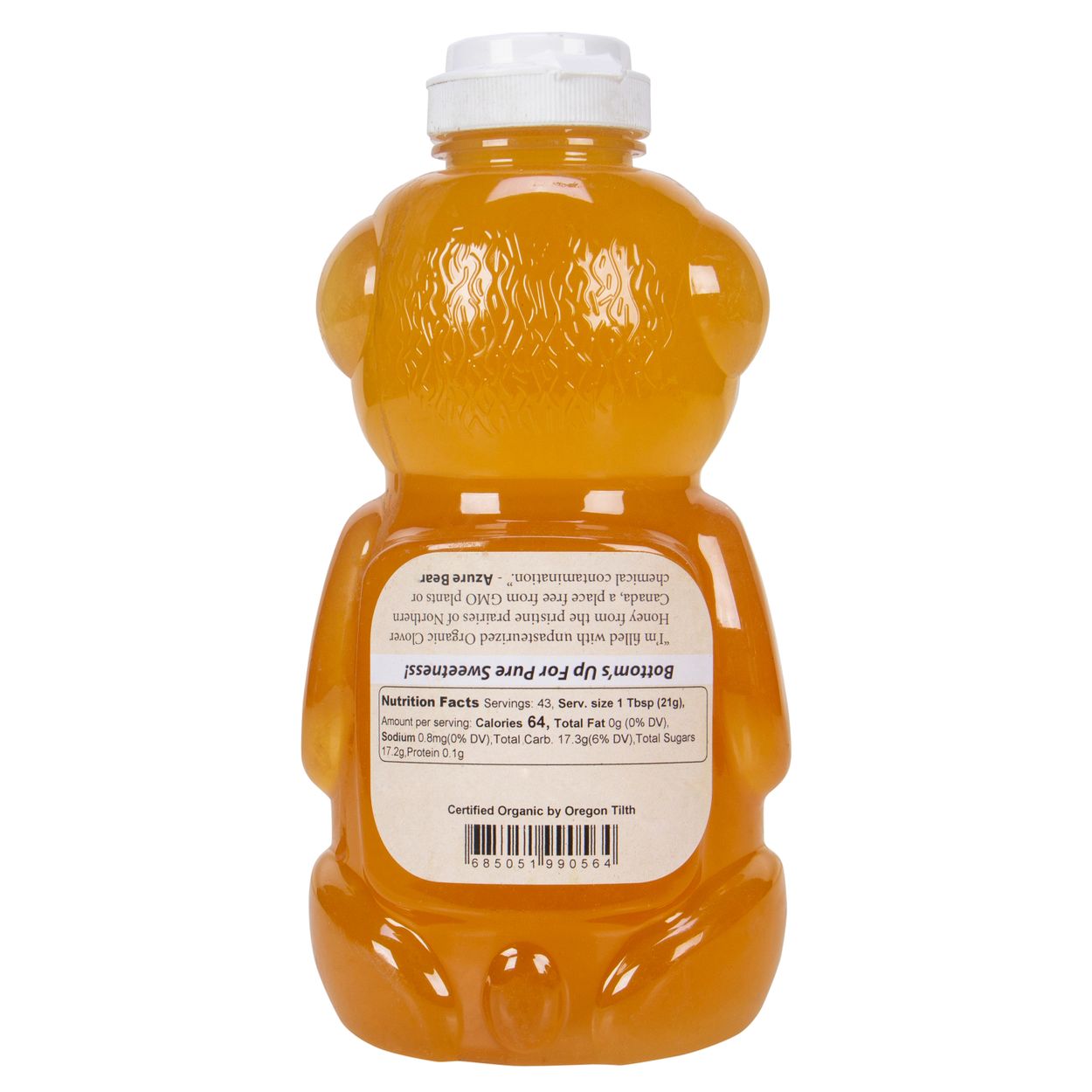 Azure Market Organics Clover Honey, Raw, Organic - Azure Standard