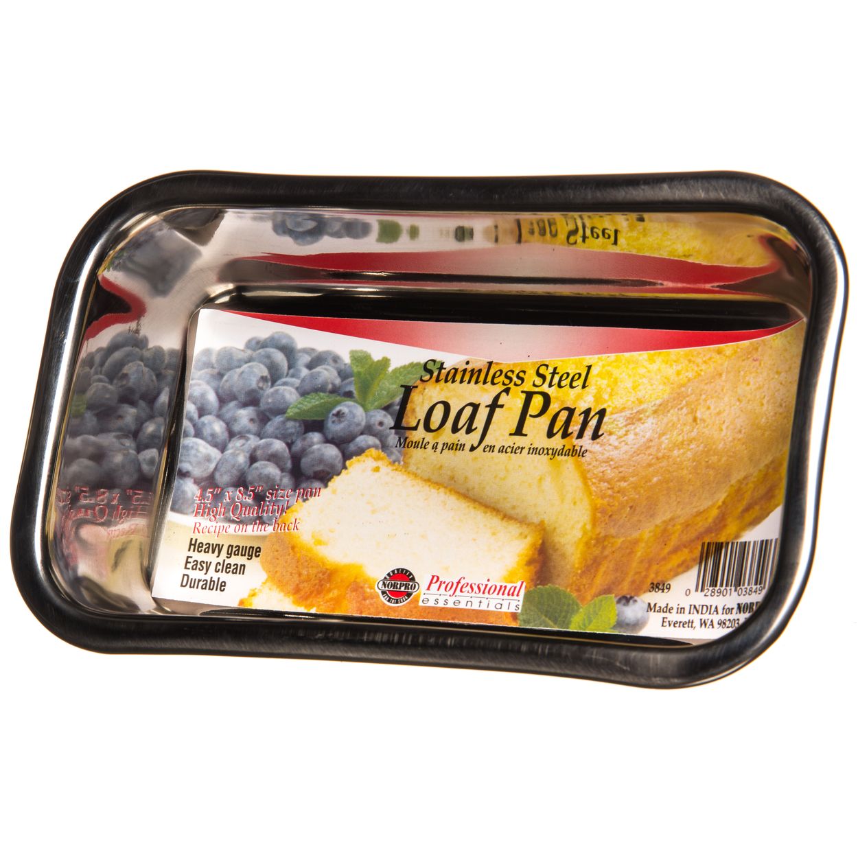 Norpro Loaf Pan Stainless Steel 8 5 X 4 5 X 2 Inch Azure Standard