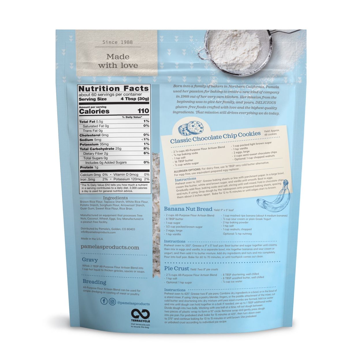 Pamela's artisan flour top