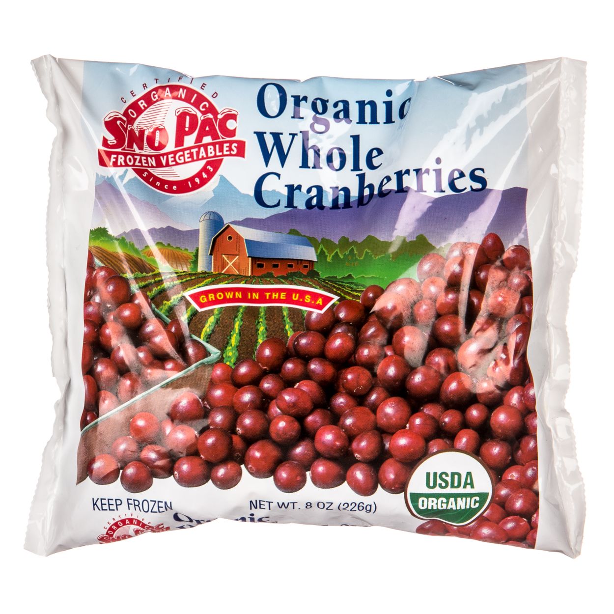 SnoPac Cranberries, Whole, Frozen, Organic - Azure Standard
