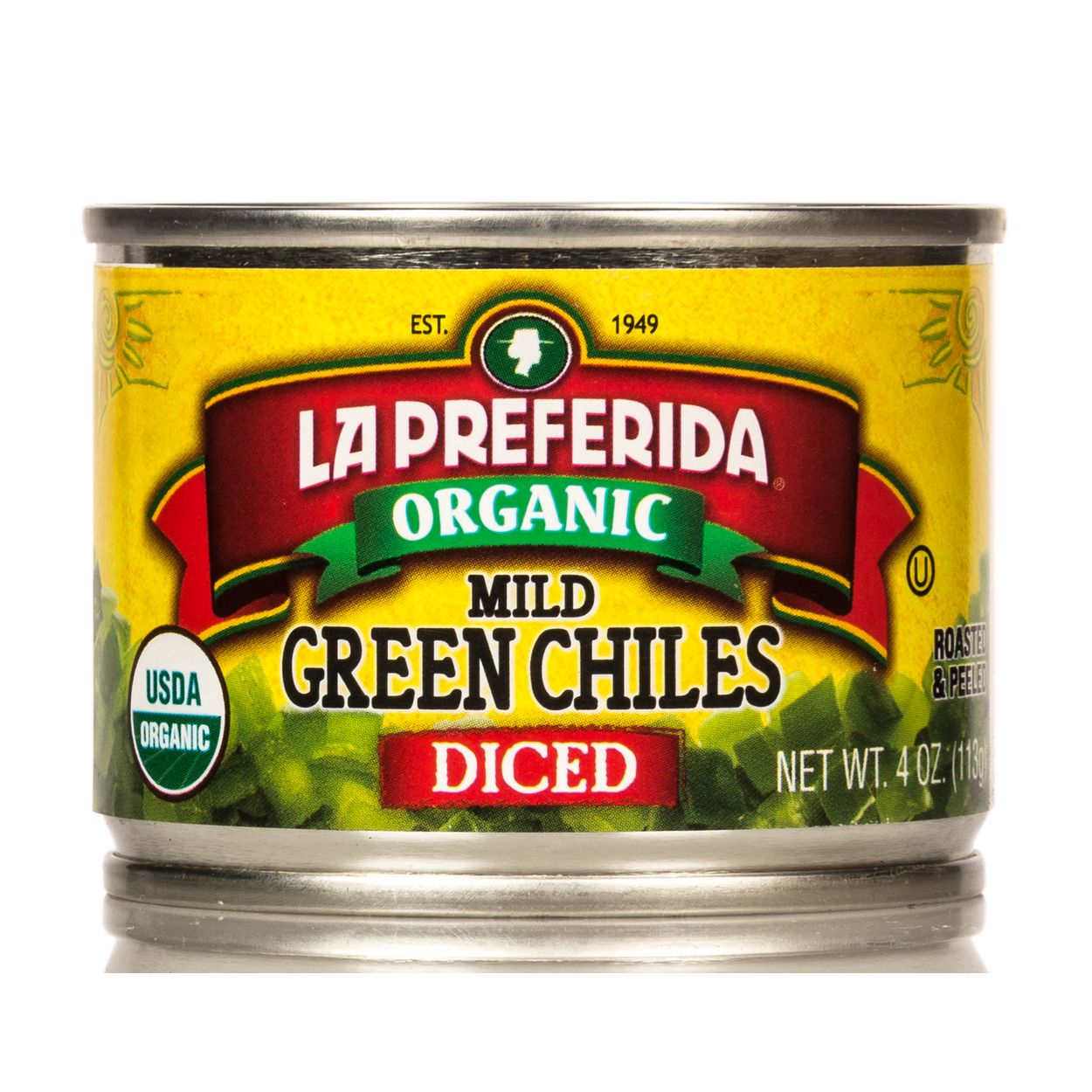 La Preferida Diced Green Chiles, Mild, Organic - Azure Standard