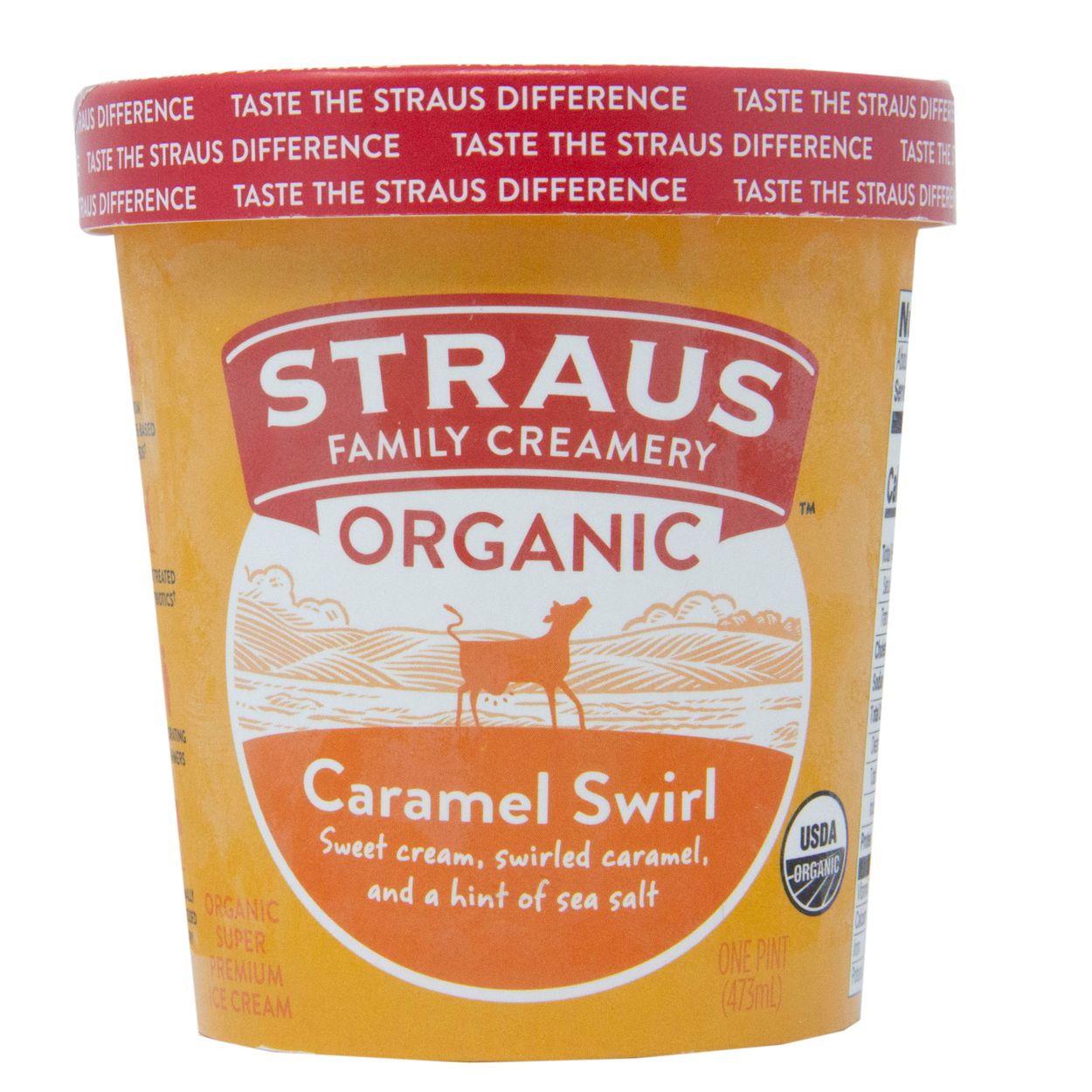 ☆ すずまま様│イオ-ヌクリーム、サンプロ、ルース２ Straus Family Creamery Ice Cream, Caramel Swirl, Organic - Azure