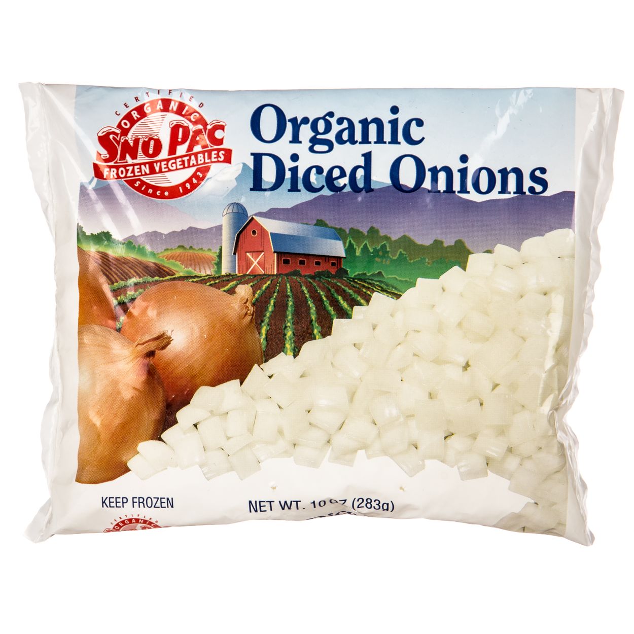 SnoPac Diced Onions, Frozen, Organic - Azure Standard