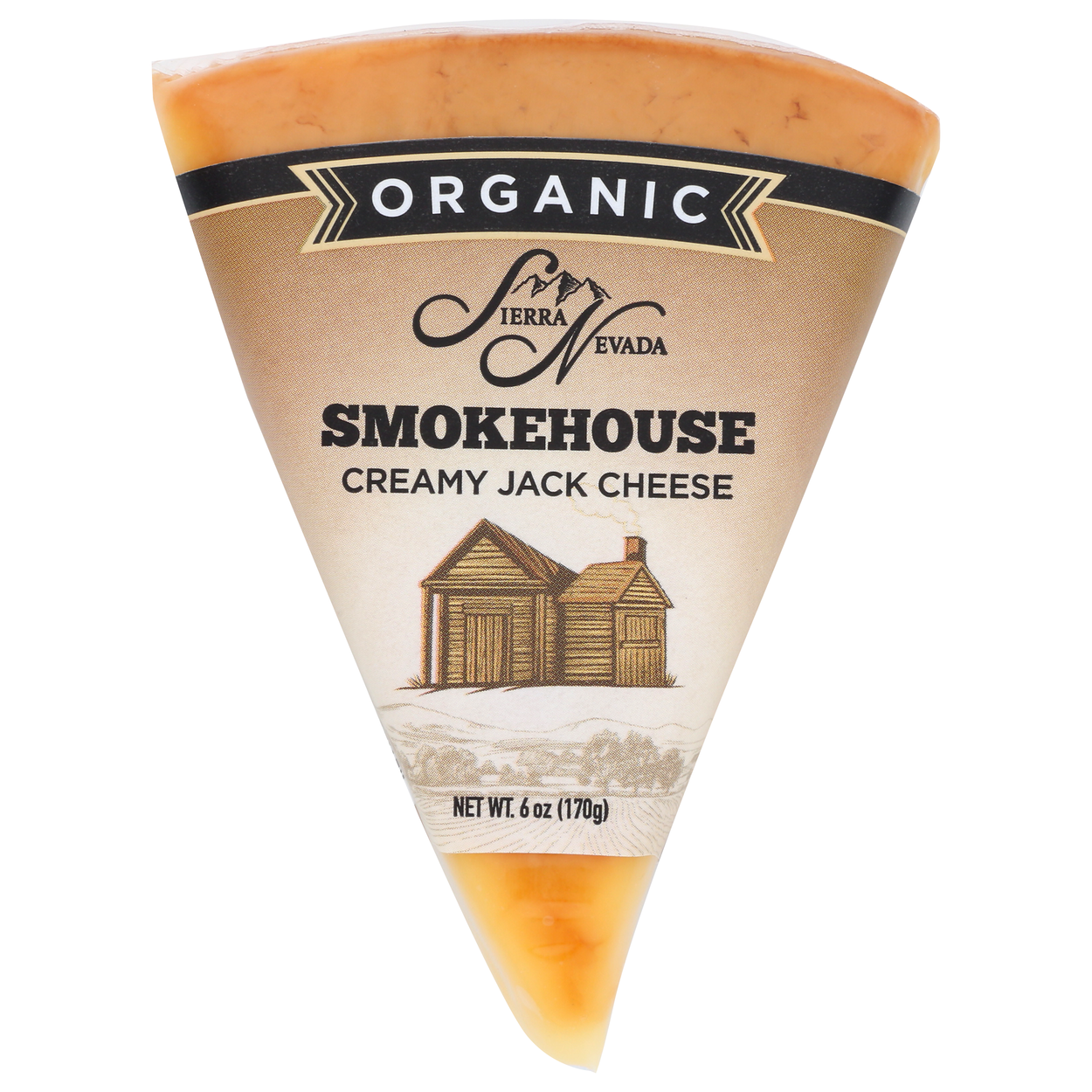 Sierra Nevada Cheese Company Smokehouse Jack Cheese Wedge, Organic