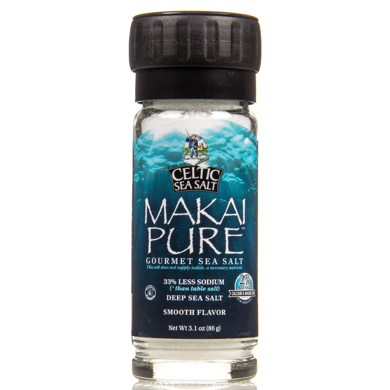 Celtic Sea Salt Makai Pure Salt Grinder - Azure Standard