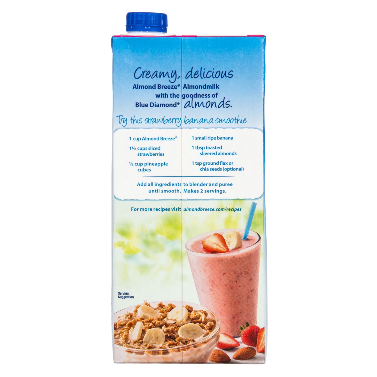 Blue Diamond Almond Breeze, Unsweetened Original - Azure Standard