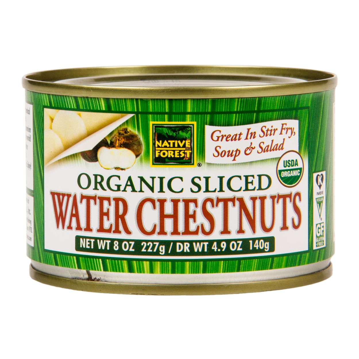 Native Forest Water Chestnuts Sliced Organic Azure Standard