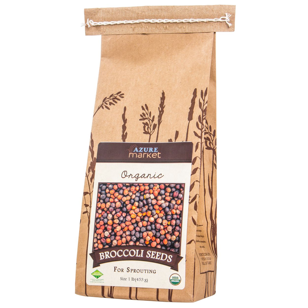 Azure Market Organics Broccoli Sprouting Seeds, Organic - Azure