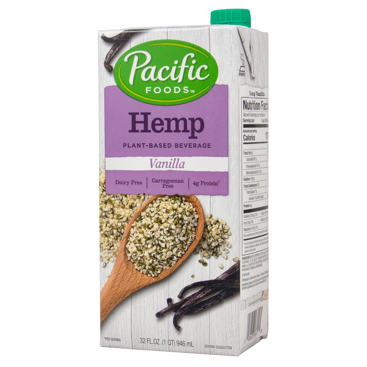 Pacific Foods Hemp Milk Nutrition Facts Blog Dandk