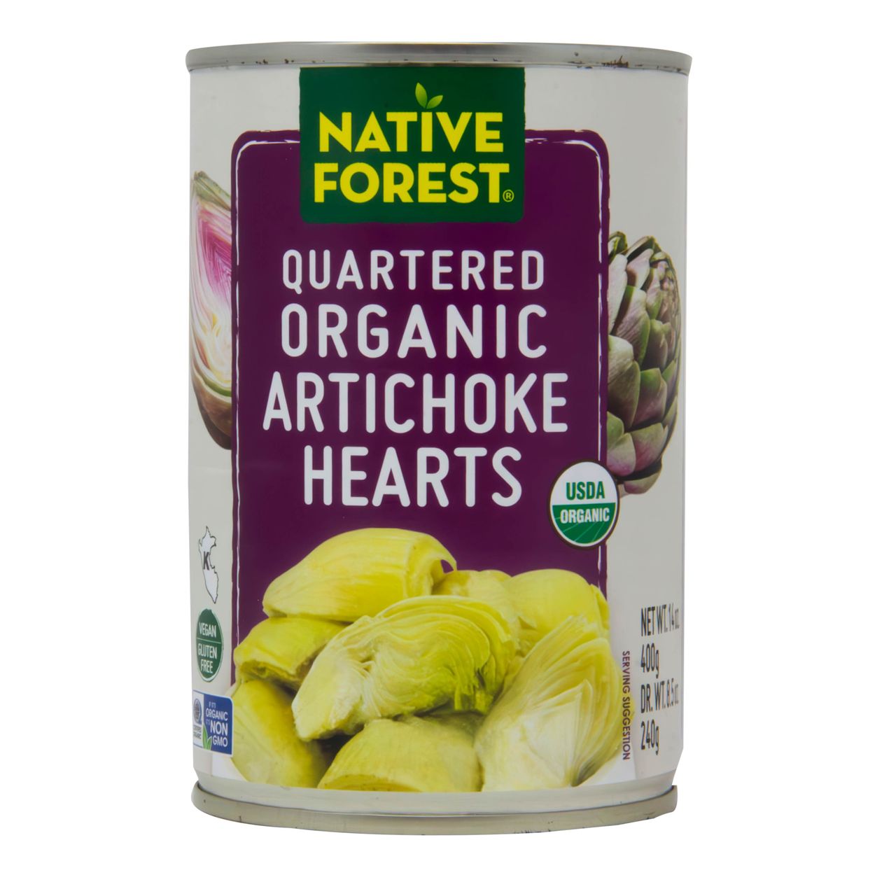 Native Forest Artichoke Hearts, Quartered, Organic - Azure Standard