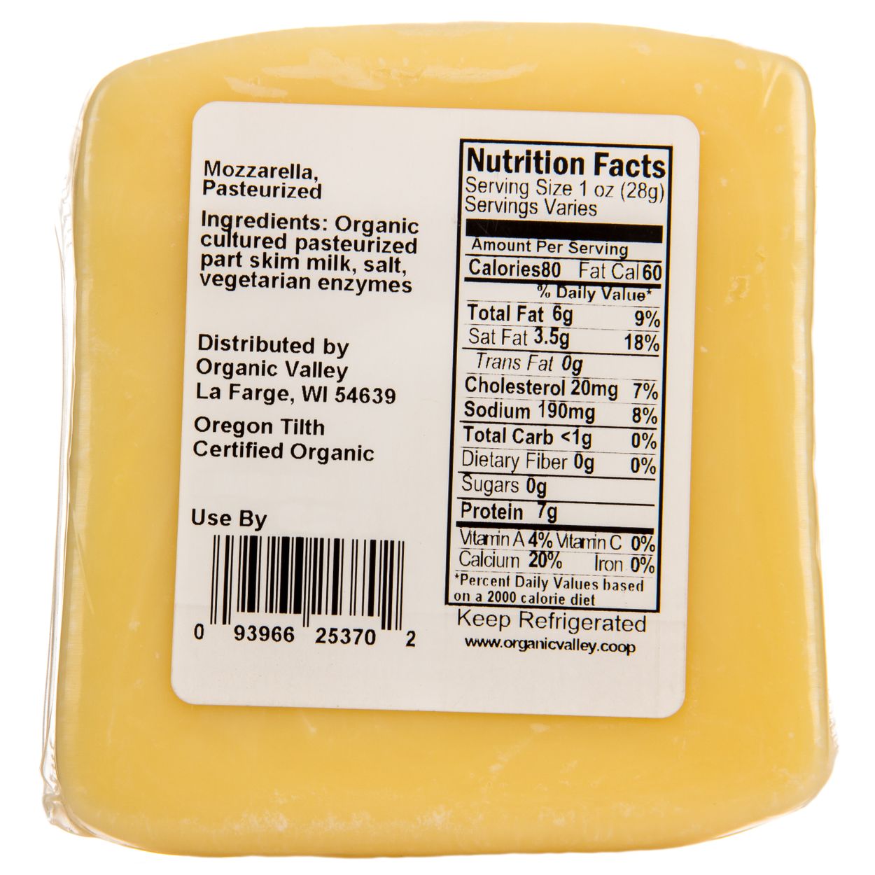 Mozzarella Cheese Nutrition Label Pensandpieces