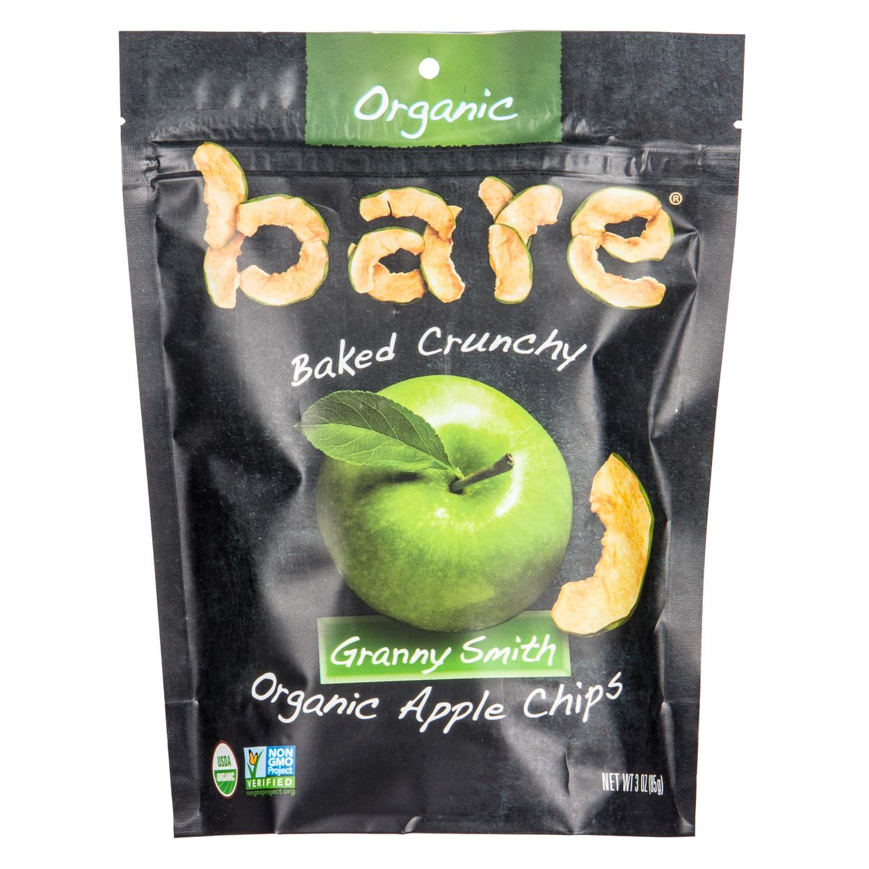 Bare Snacks Apple Chips Granny Smith Dried Organic Azure Standard
