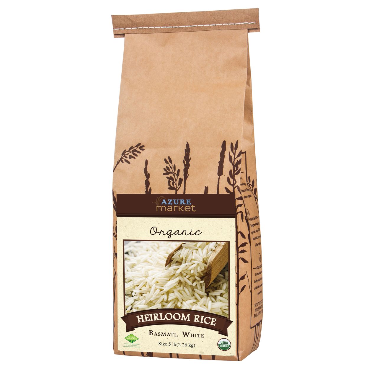 Azure Market Organics Rice, Heirloom Basmati White, Organic