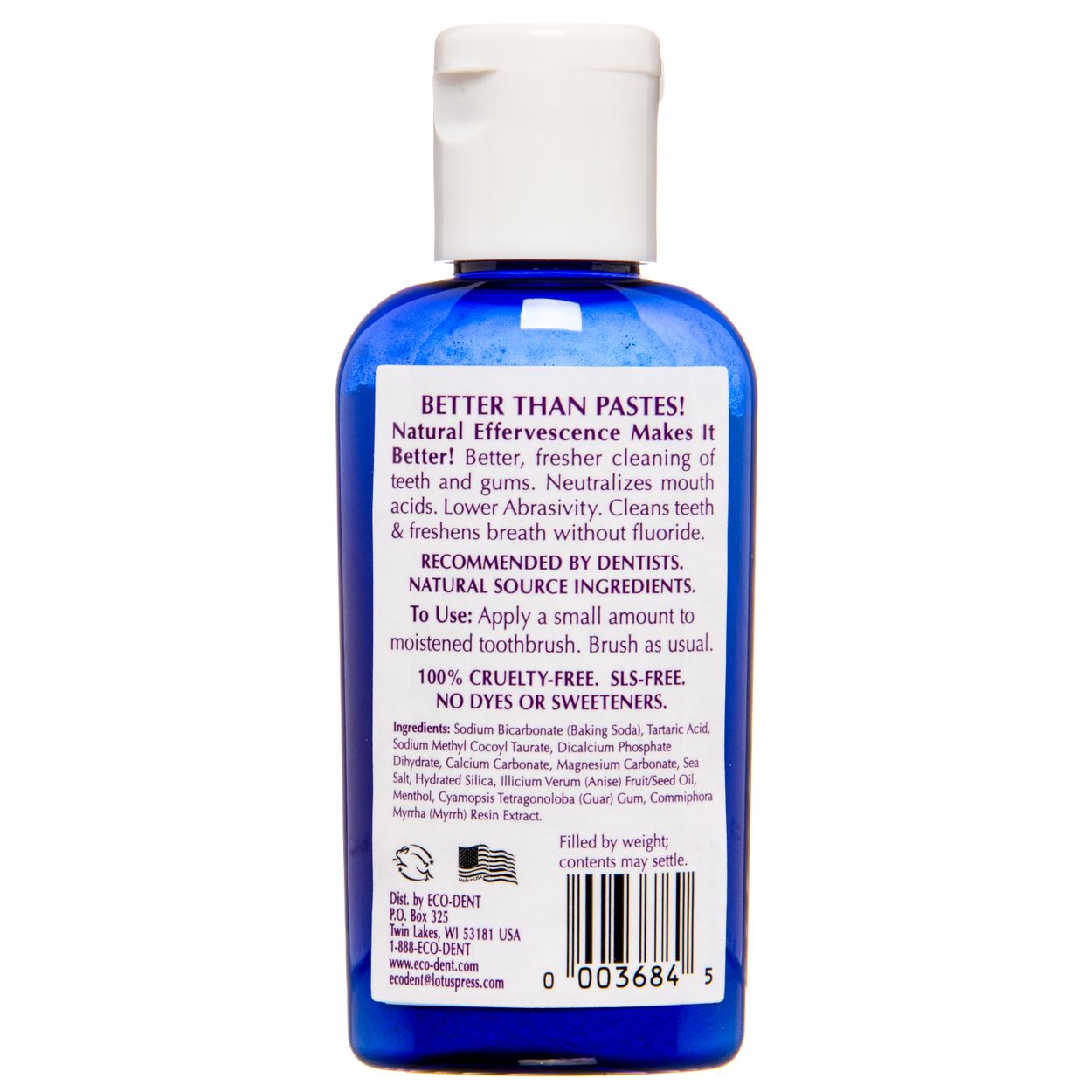 Eco-Dent Tooth Powder, Refreshing Anise - Azure Standard