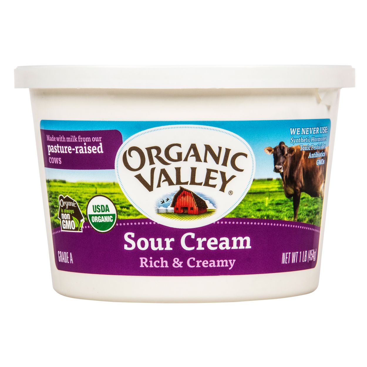 Organic Valley Sour Cream, Organic - Azure Standard
