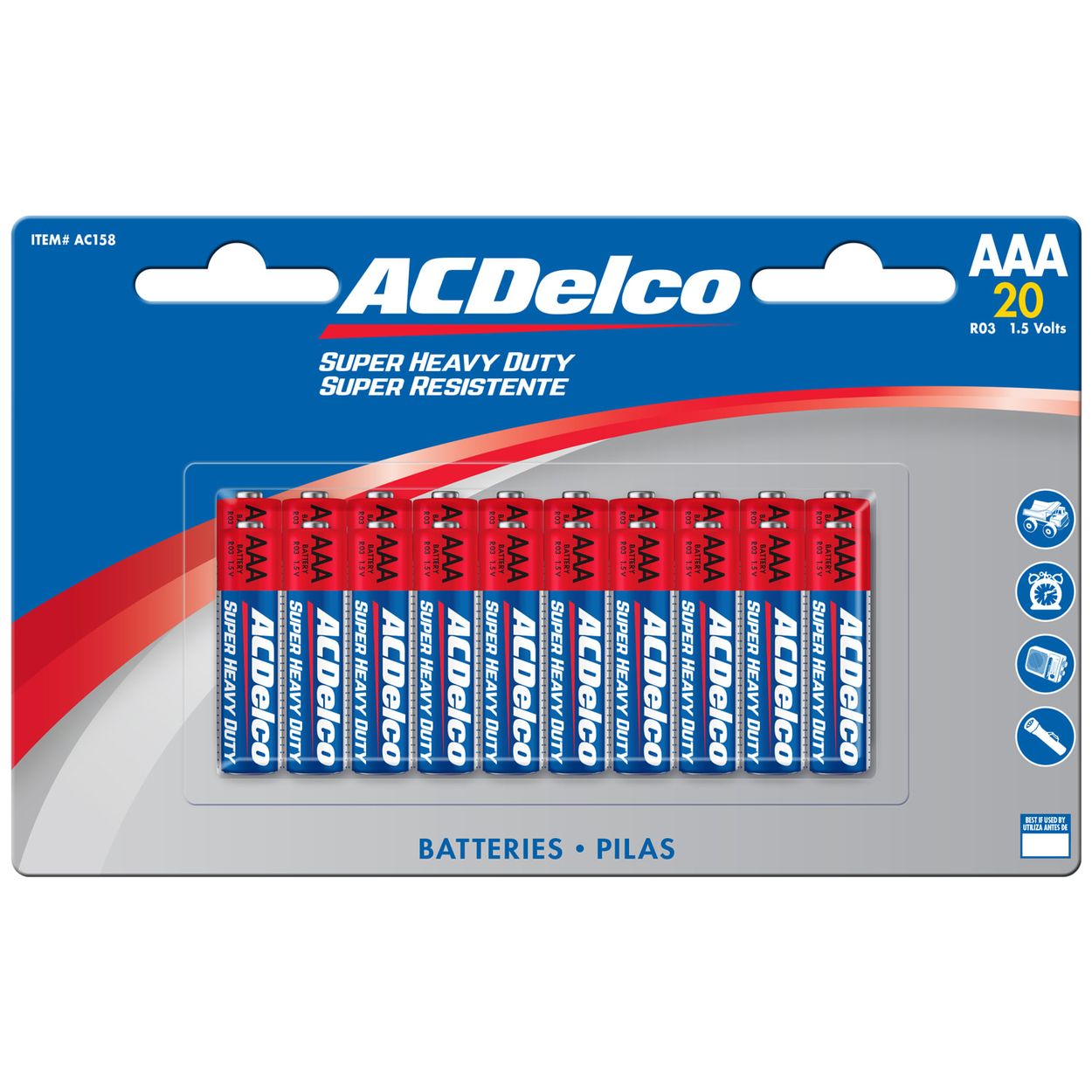 ACDelco Batteries, Heavy Duty, AAA - Azure Standard