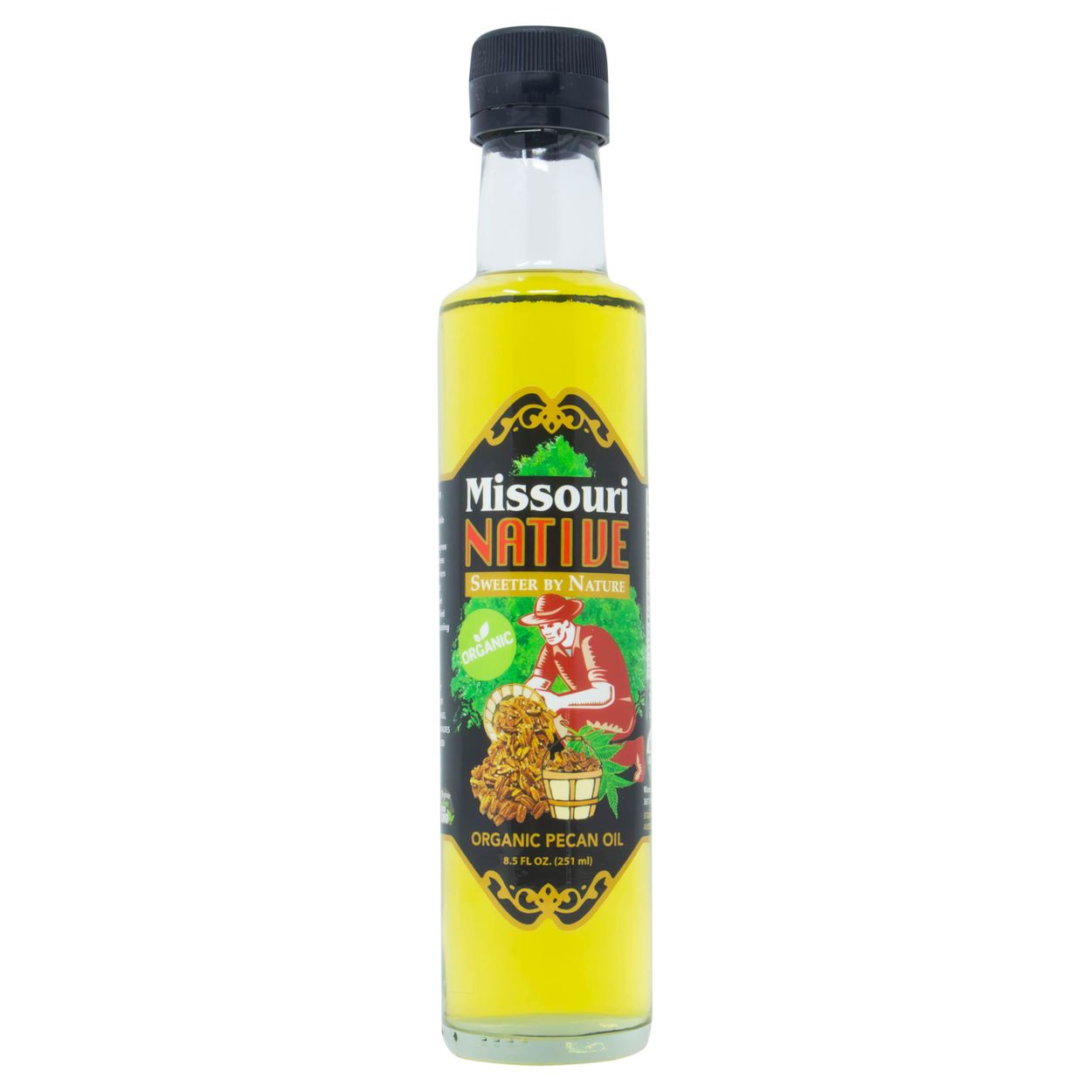 Missouri Northern Pecan Grower Missouri Native Pecan Oil, Organic