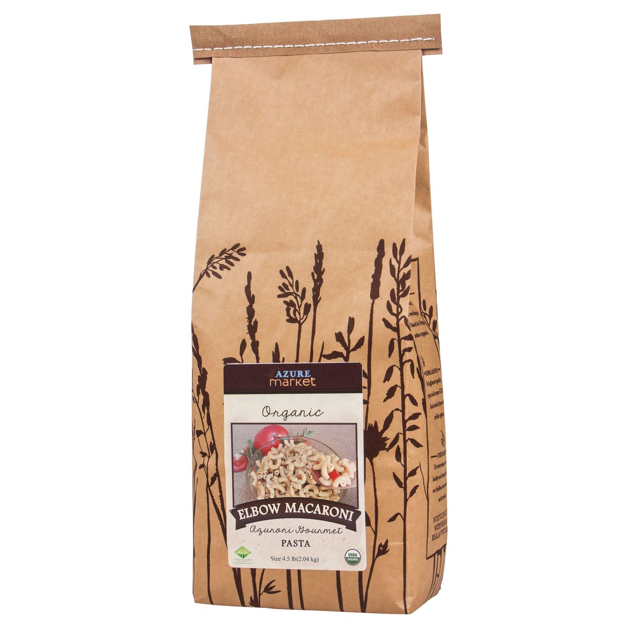 Azure Market Organics Elbow Macaroni Azuroni Gourmet Pasta
