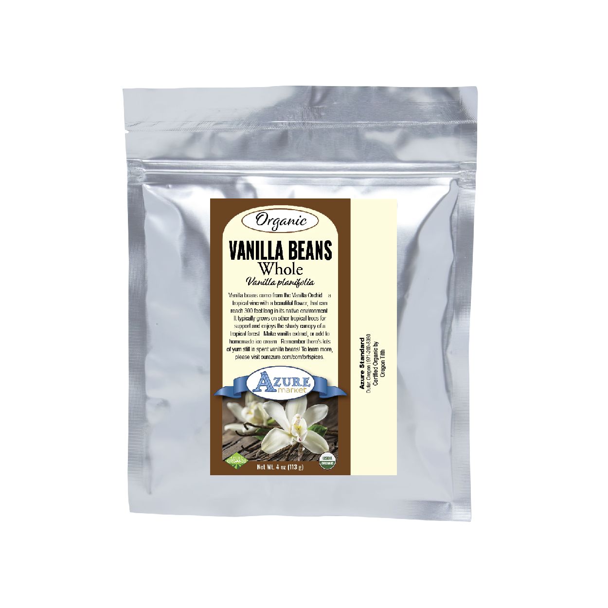 Azure Market Organics Vanilla Beans, Whole, Organic - Azure Standard