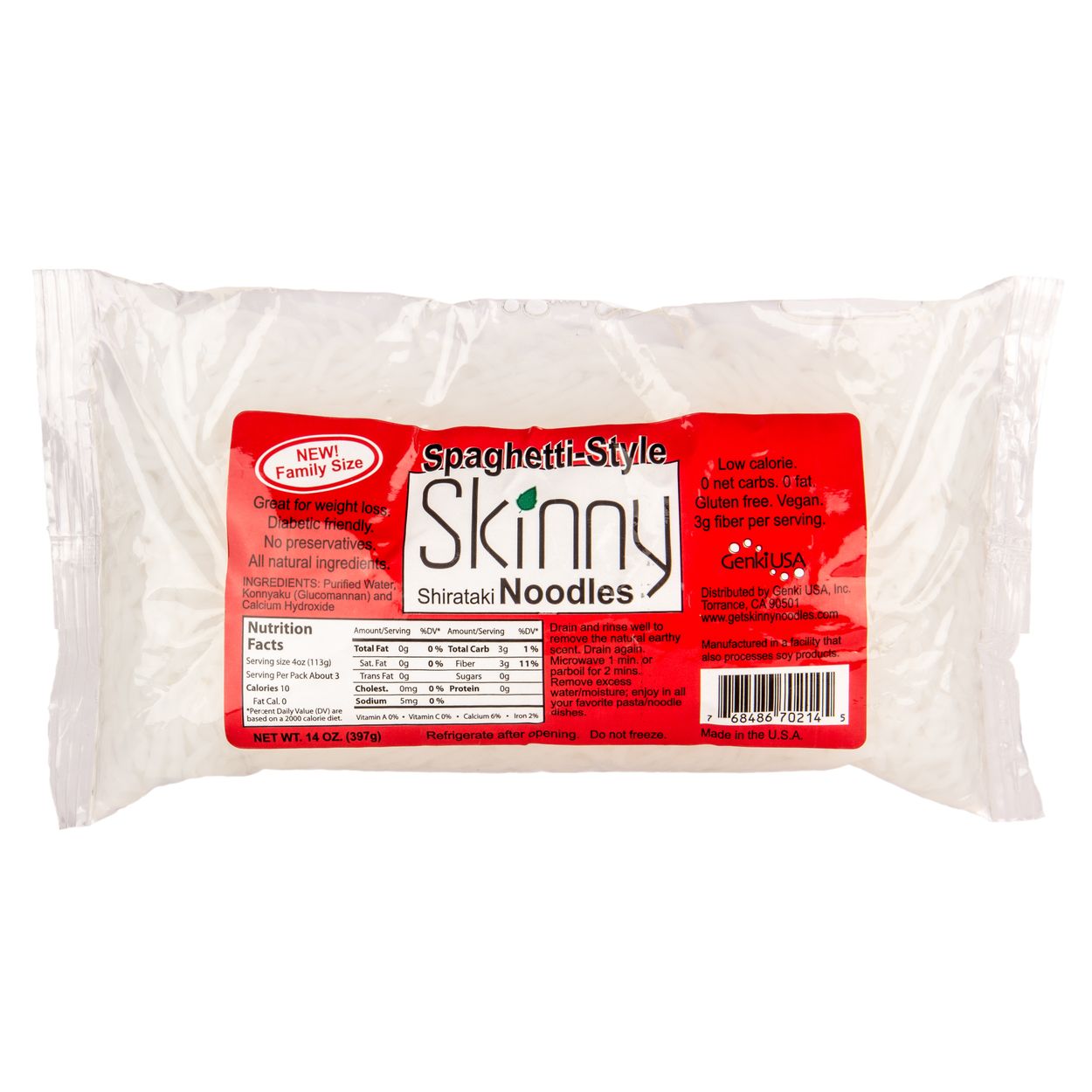Skinny Spaghetti, Shirataki Noodles - Azure Standard