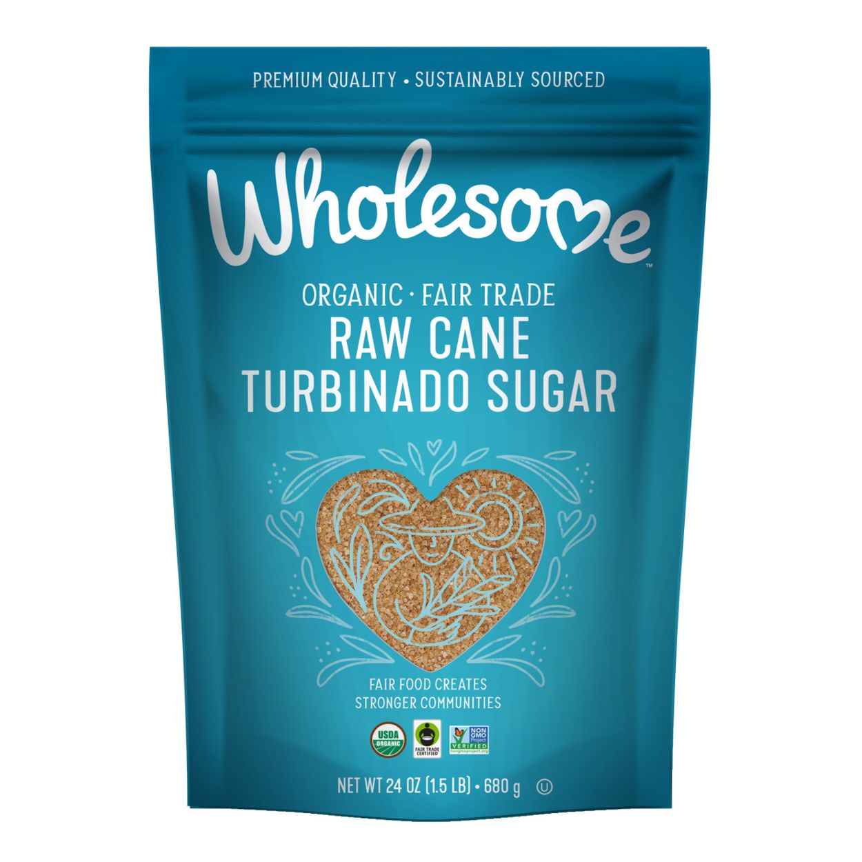 Wholesome Sweeteners Turbinado Sugar, Organic - Azure Standard
