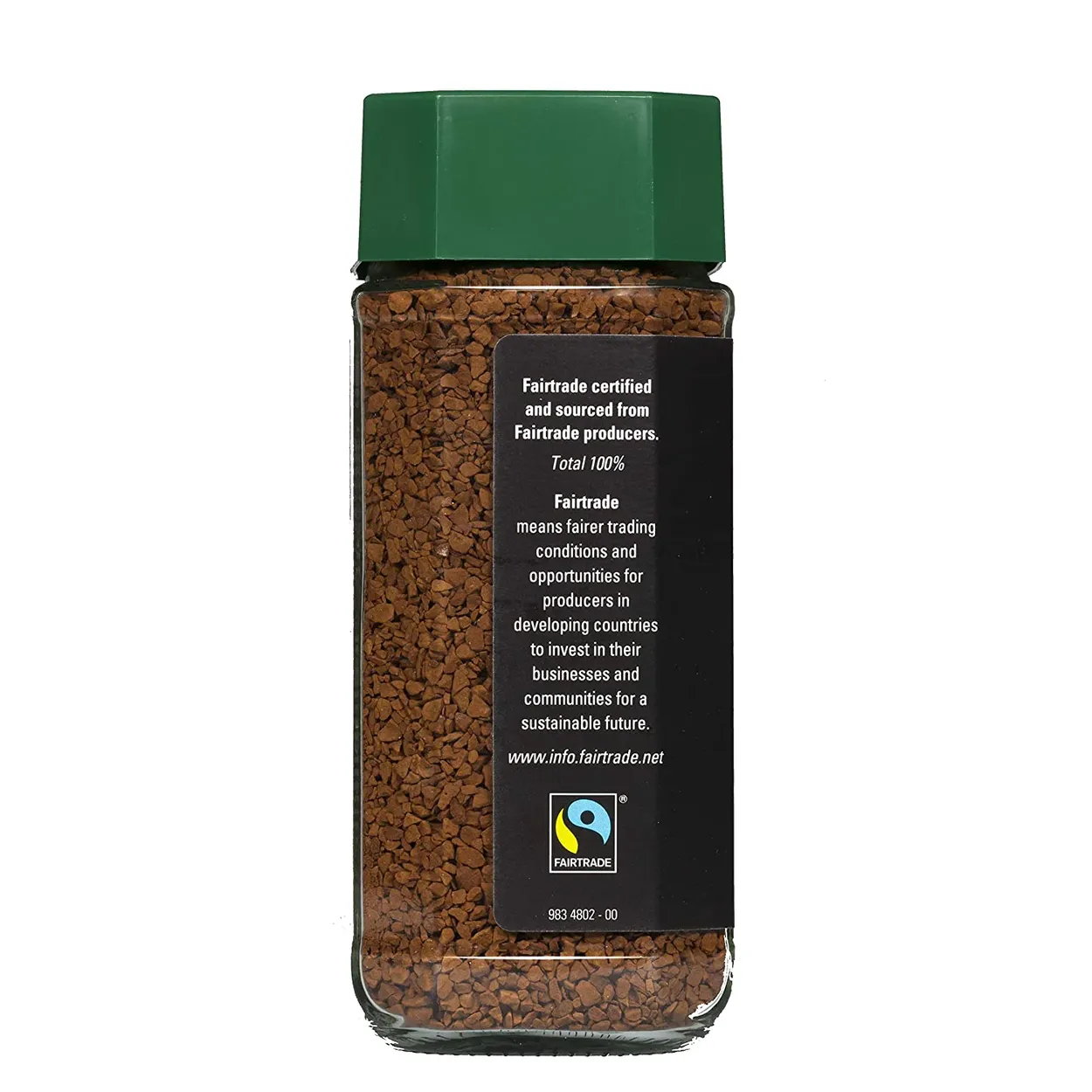 Mount Hagen Instant Coffee, Freeze-Dried, Decaf, Organic - Azure