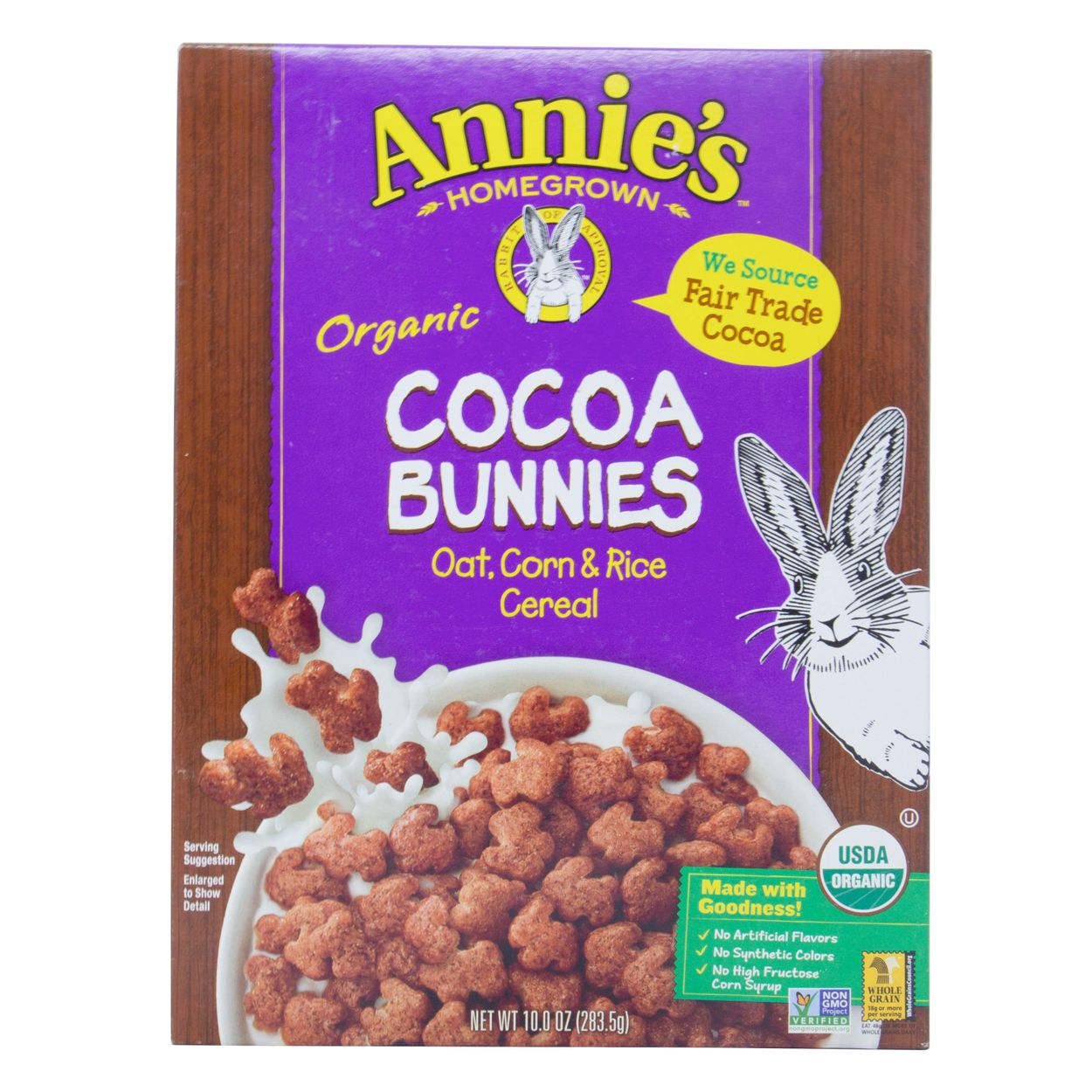 Annie's Cocoa Bunnies Cereal, Organic - Azure Standard