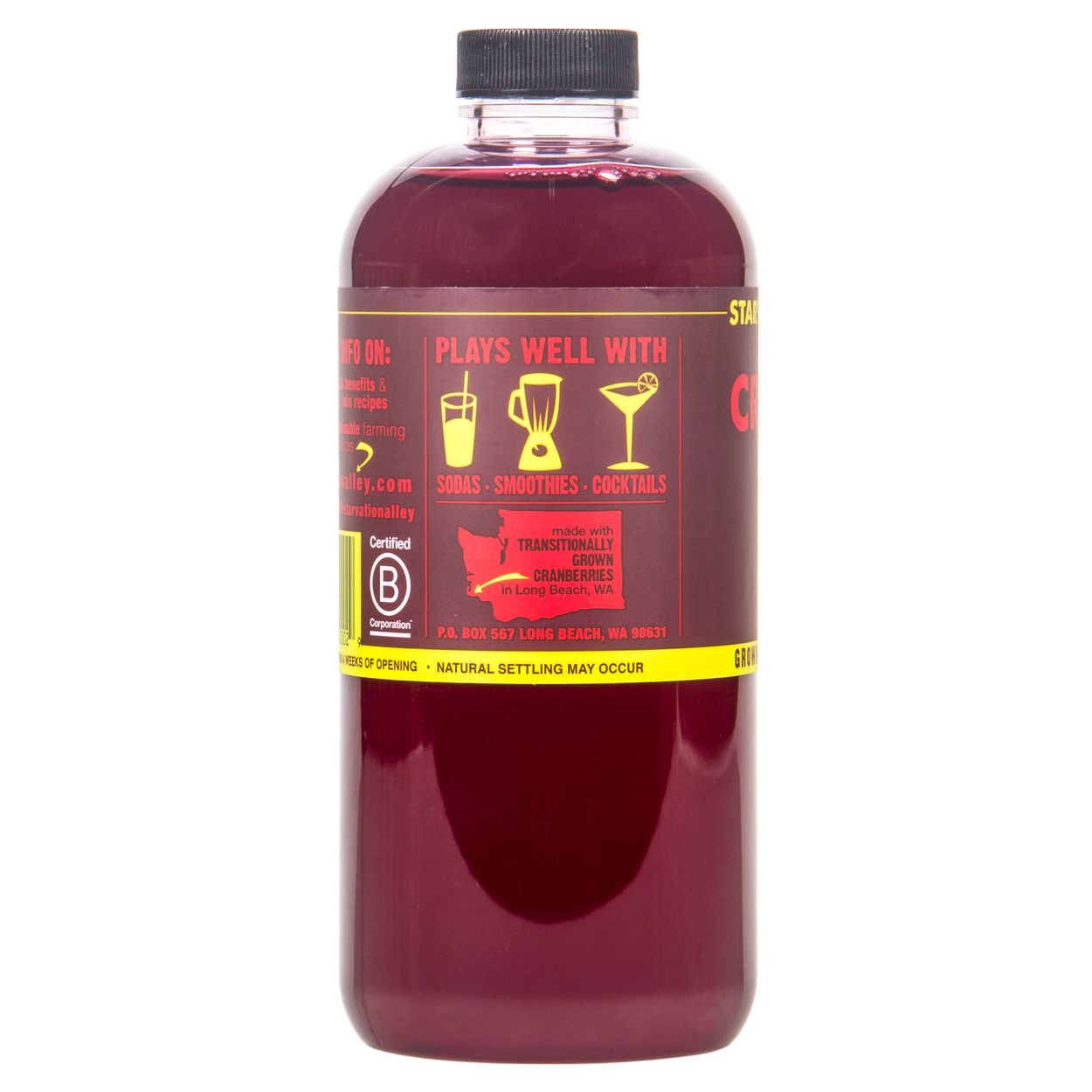 Starvation Alley Cranberry Juice, 100% Pure, Transitional