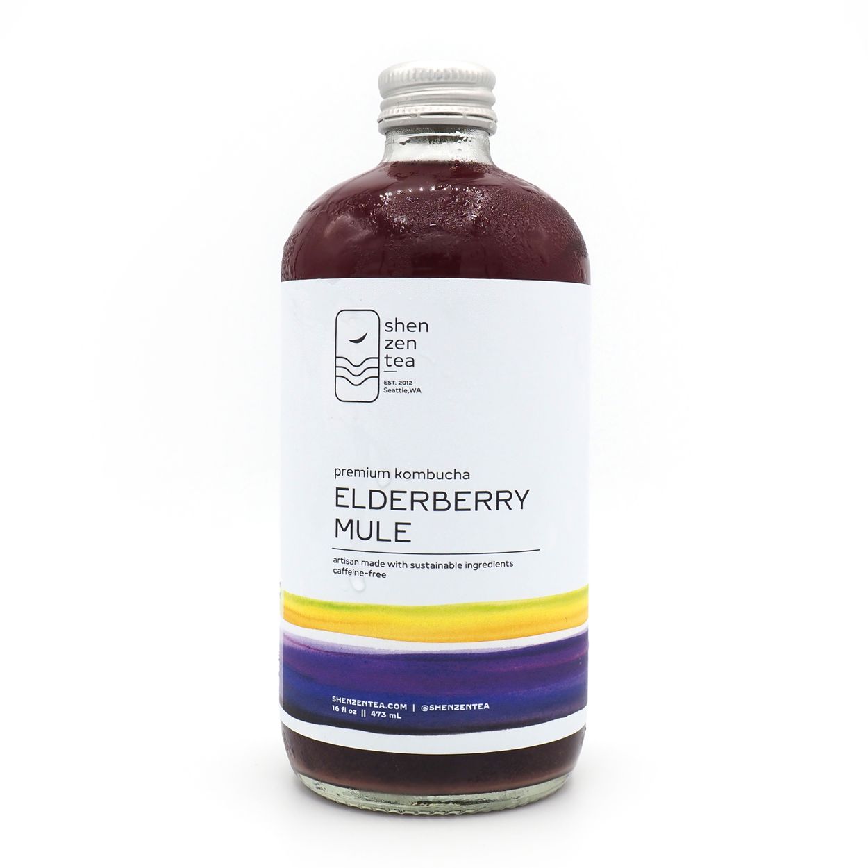 ダイエット・健康 KombuchaMana Organic Peach Elderberry Kombucha - Kyo