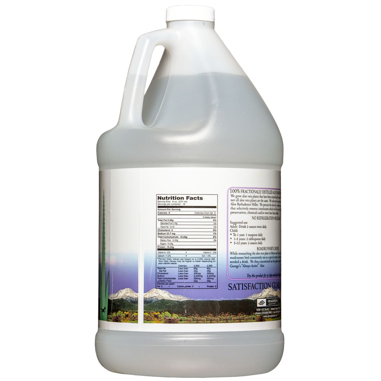 George's aloe water best sale