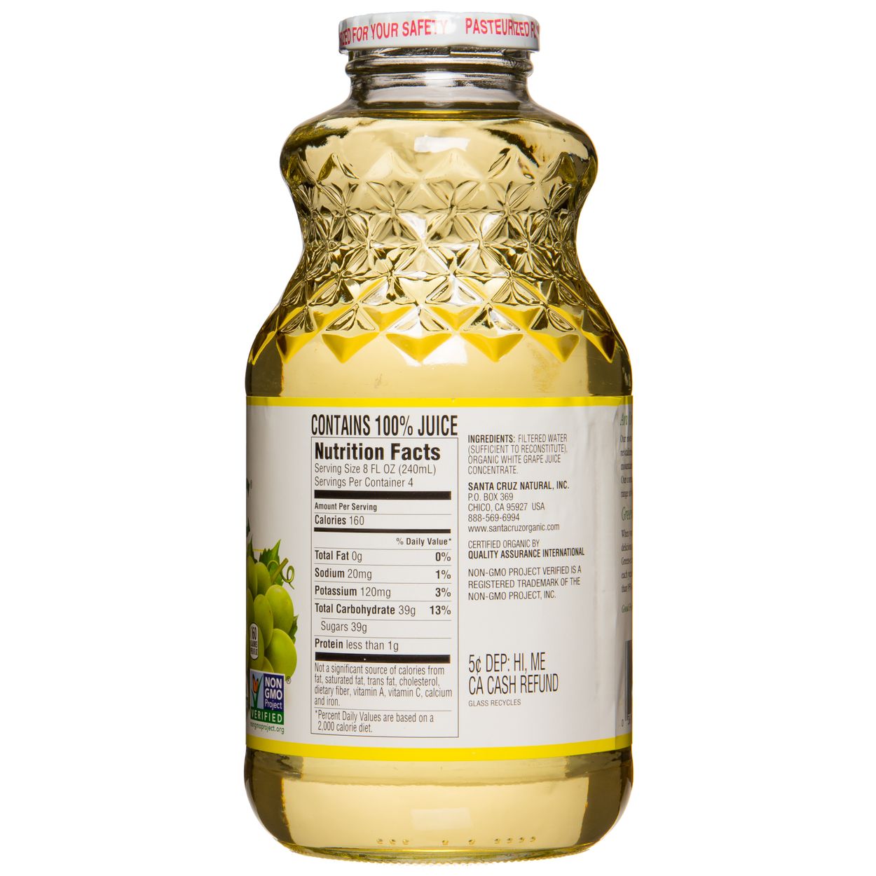 Santa Cruz White Grape Juice Organic Azure Standard