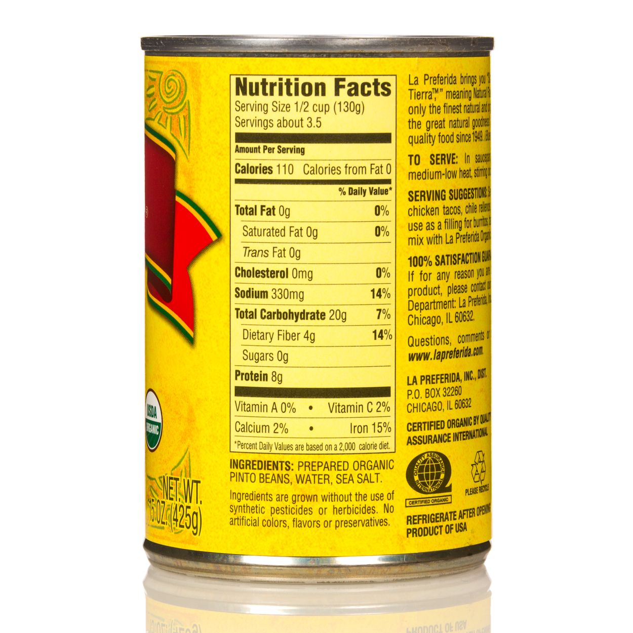 Refried Beans Nutrition Label Runners High Nutrition