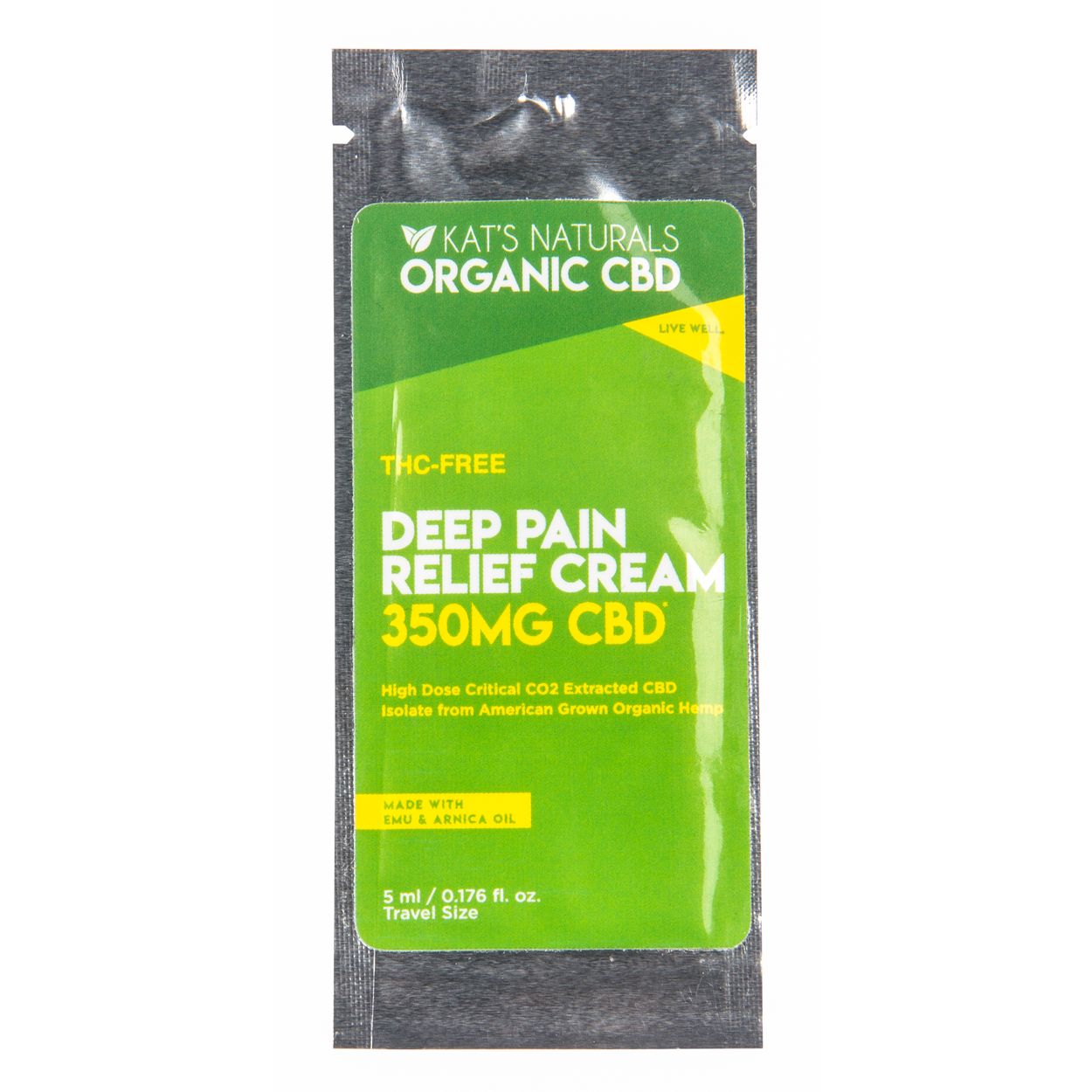 Kat's Naturals Deep Pain Relief Cream, CBD Oil - Azure Standard