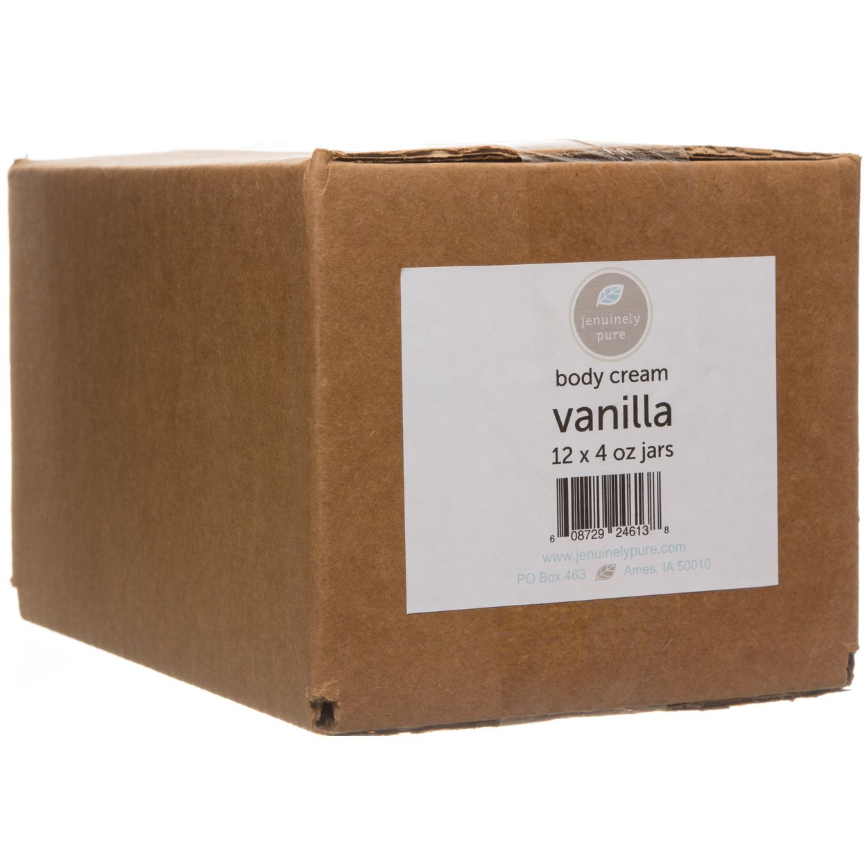 Jenuinely Pure Body Cream, Vanilla - Azure Standard