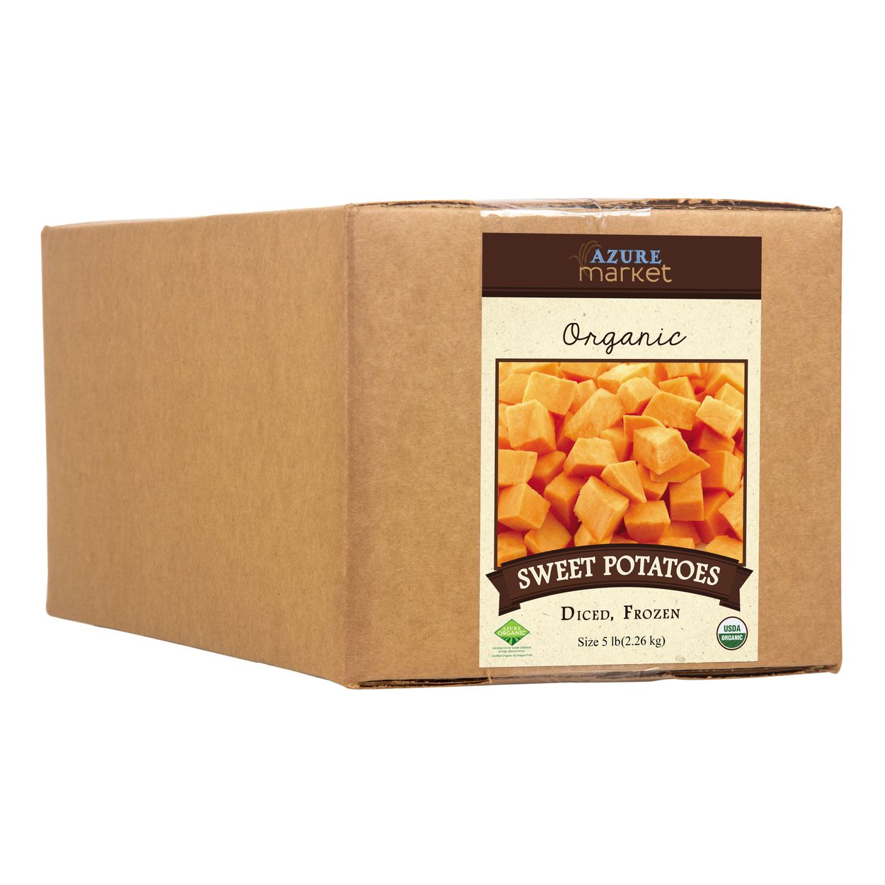 Azure Market Organics *Sweet Potato, Diced, Frozen, Organic
