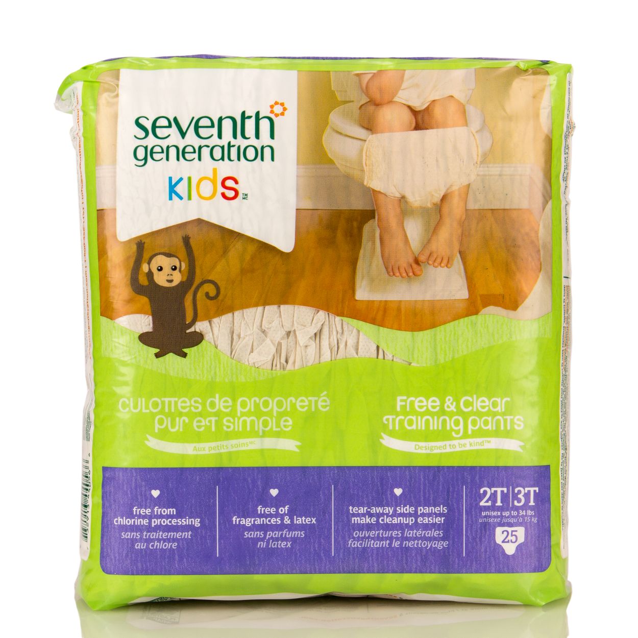 seventh generation pull ups 2t