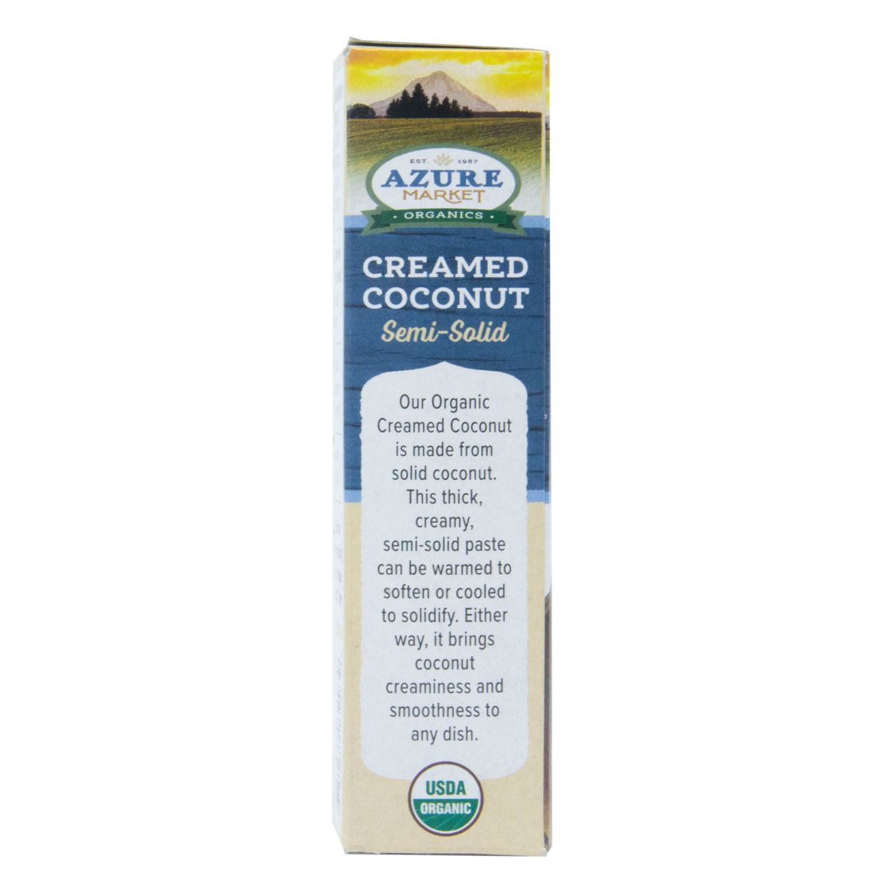 Azure Market Organics Creamed Coconut, Organic - Azure Standard